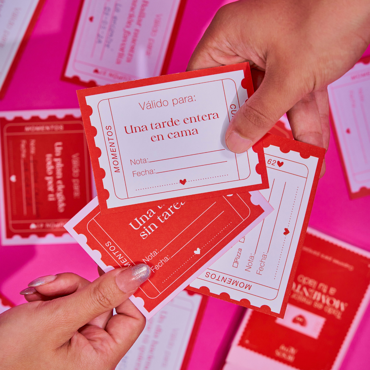 Cupones para regalar momentos juntos