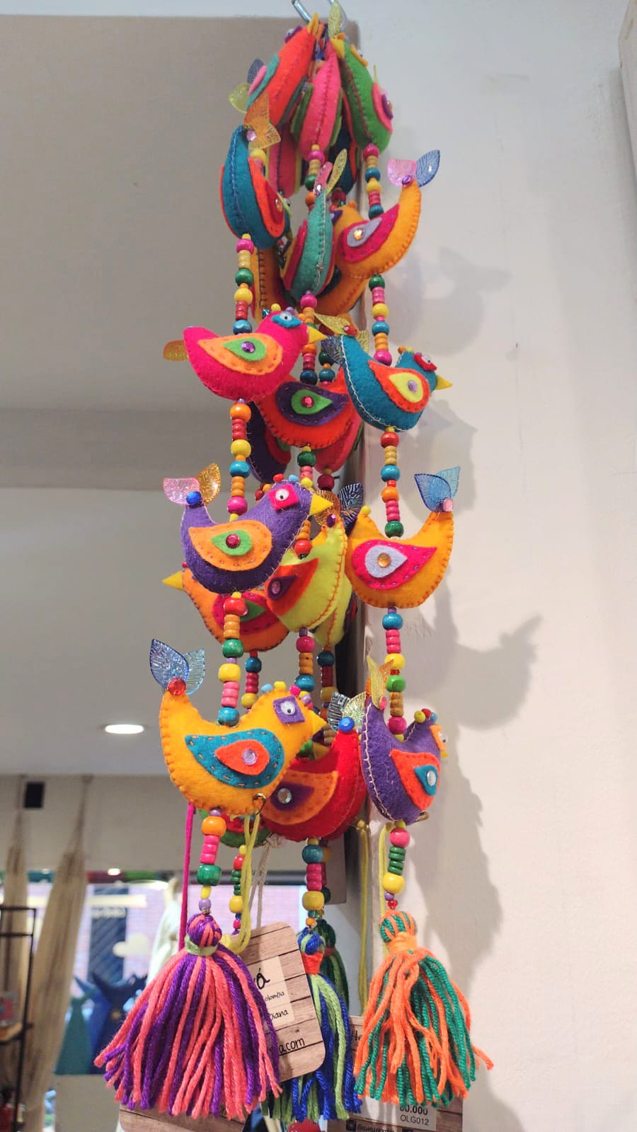 Colgante x 5 Pajaritos