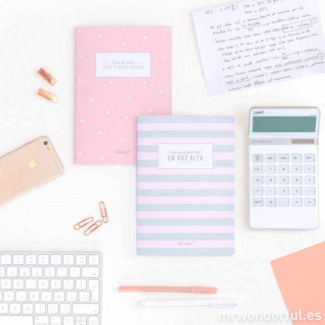 Set de 2 libretas para mentes inquietas