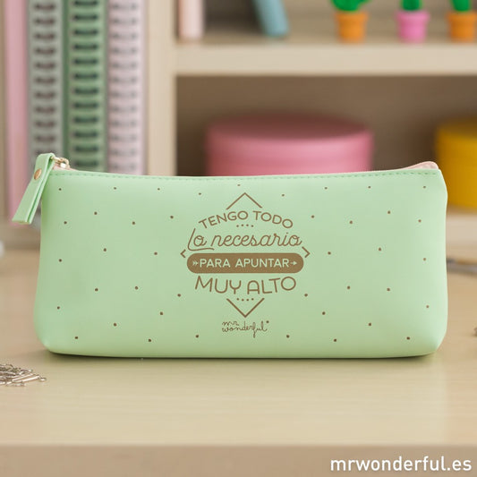 Estuche - Tengo todo lo necesario para apuntar muy alto