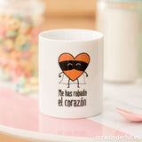 Taza "Me has robado el corazón"